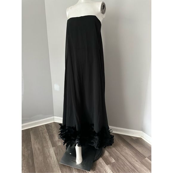 Mac Duggal Black Strapless Maxi Dress - Picture 5 of 9